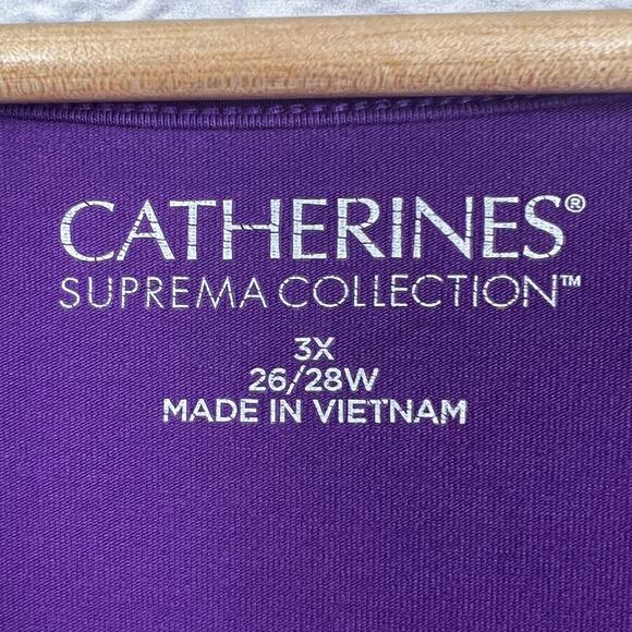 Catherines Suprema Womens 3X Preppy Classic Nautical Layered Look T Shirt Top - Picture 9 of 14
